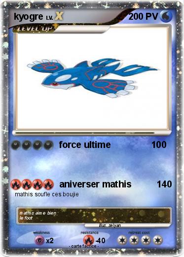 Pokemon kyogre