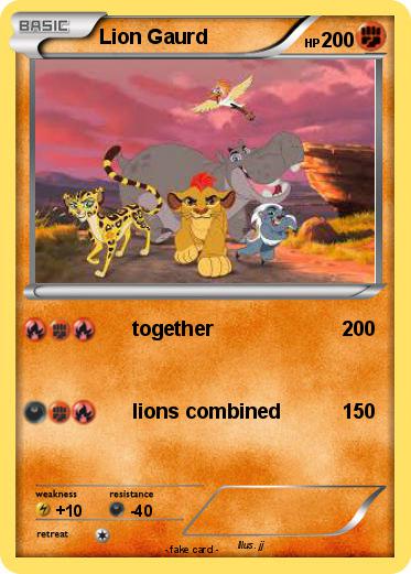 Pokemon Lion Gaurd
