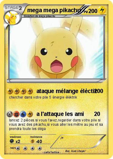 Pokemon mega mega pikachu