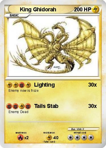Pokemon King Ghidorah