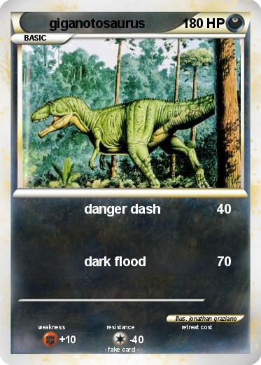 Pokemon giganotosaurus