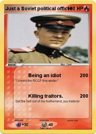 Pokemon Just a Soviet political officer