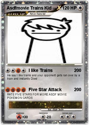 Pokemon Asdfmovie Trains Kid