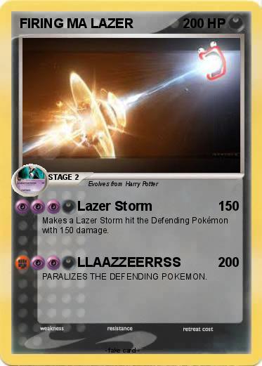 Pokemon FIRING MA LAZER