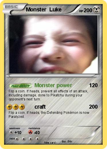 Pokemon Monster  Luke