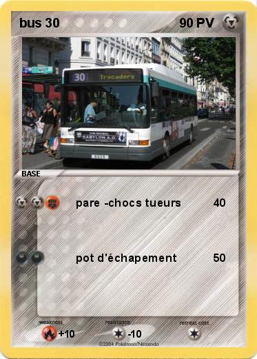 Pokemon bus 30
