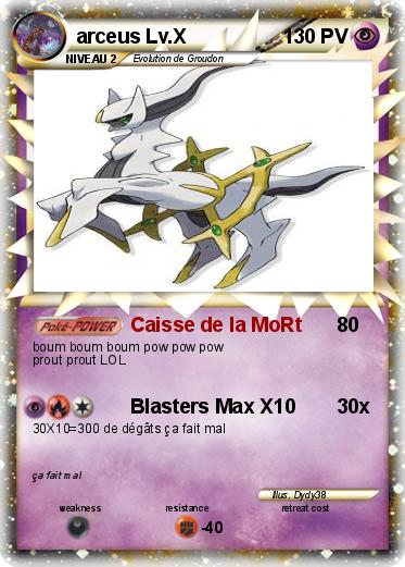 Pokemon arceus Lv.X