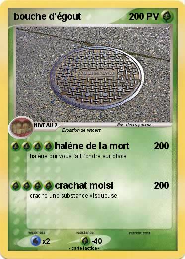 Pokemon bouche d'égout