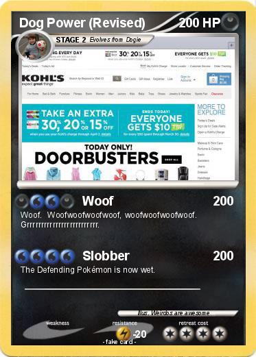 Pokemon Dog Power (Revised)