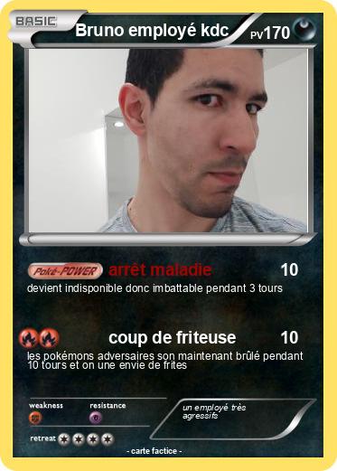 Pokemon Bruno employé kdc