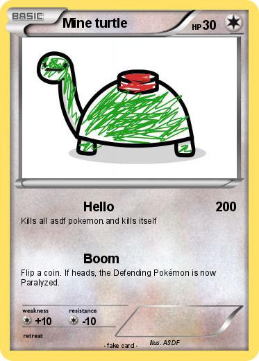 Pokemon Mine turtle