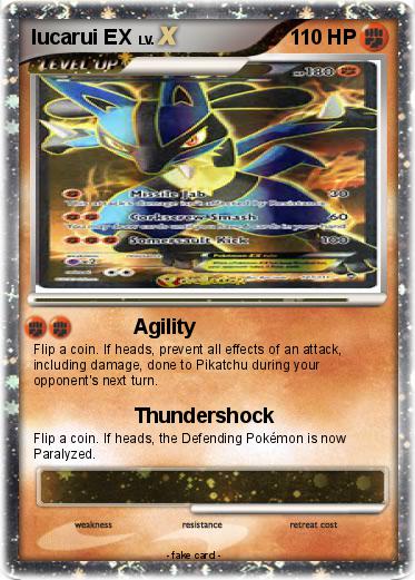 Pokemon lucarui EX