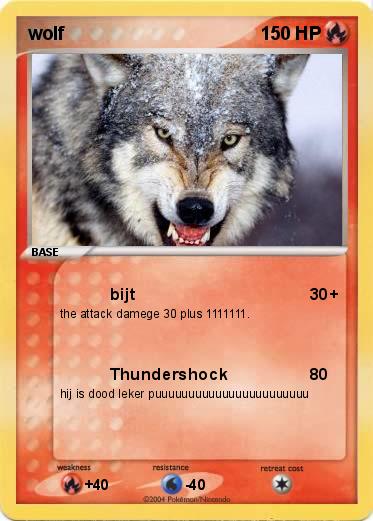 Pokemon wolf