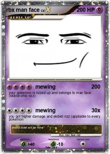 Pokemon rbx man face
