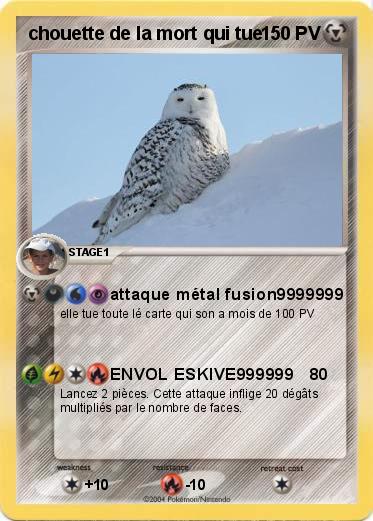 Pokemon chouette de la mort qui tue