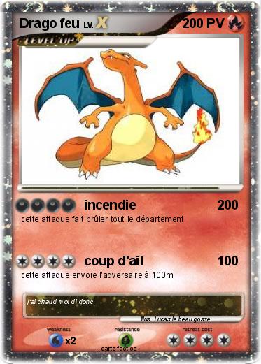 Pokemon Drago feu