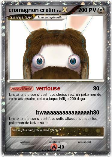 Pokemon cromagnon cretin