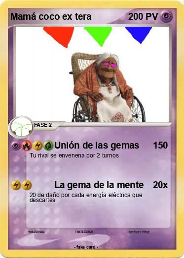 Pokemon Mamá coco ex tera