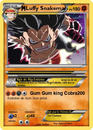 Pokemon Luffy Snakeman