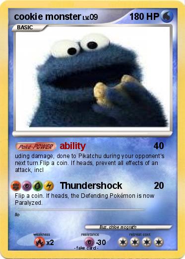 Pokemon cookie monster