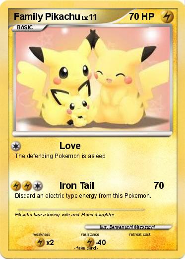 Pokemon Family Pikachu