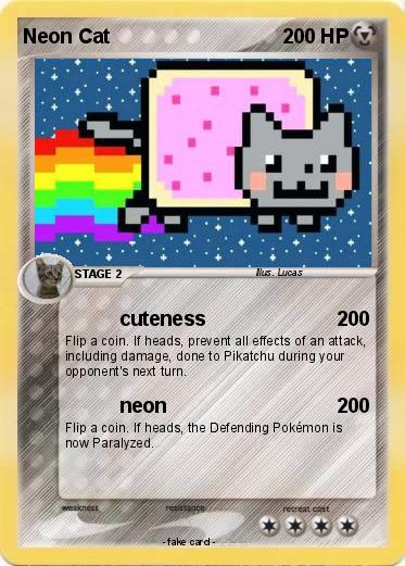Pokemon Neon Cat
