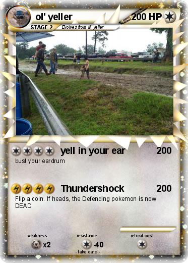 Pokemon ol' yeller