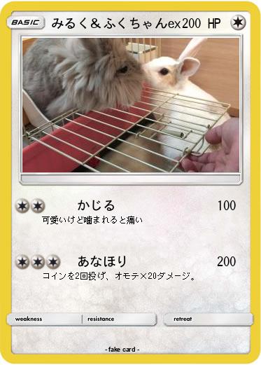 Pokemon みるく＆ふくちゃんex