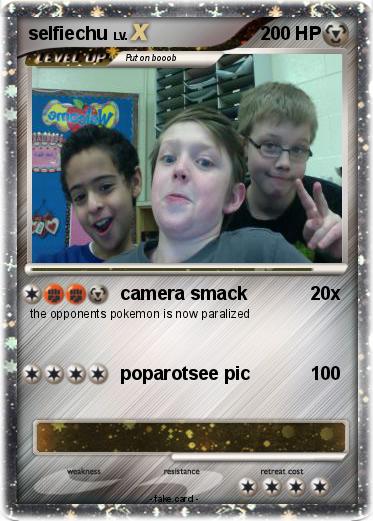 Pokemon selfiechu