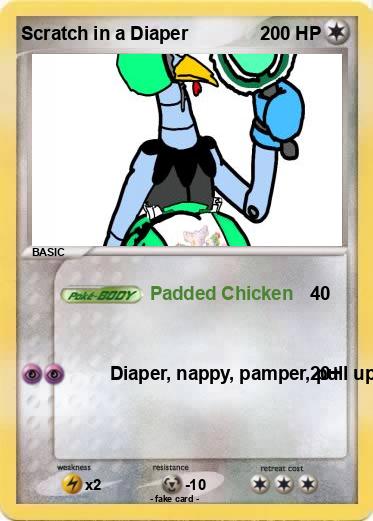 Pokemon Scratch in a Diaper
