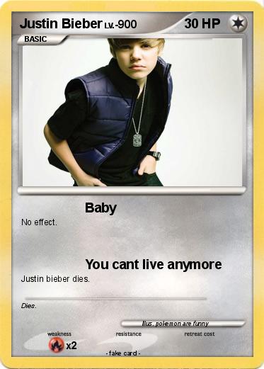 Pokemon Justin Bieber