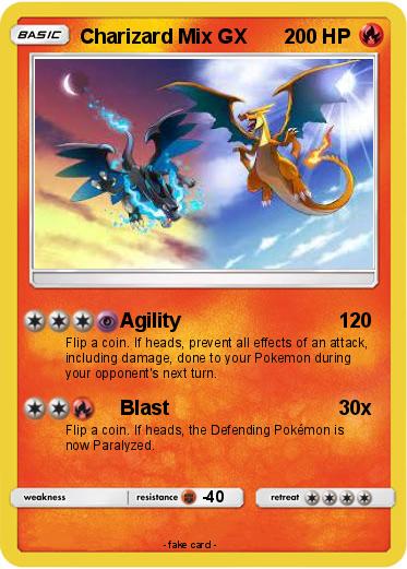 Pokemon Charizard Mix GX