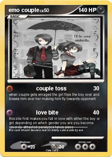 Pokemon emo couple