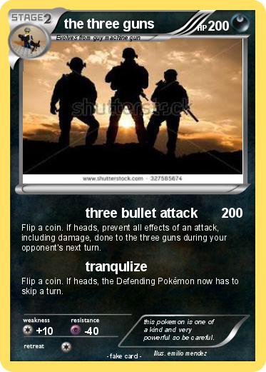Pokemon the three guns