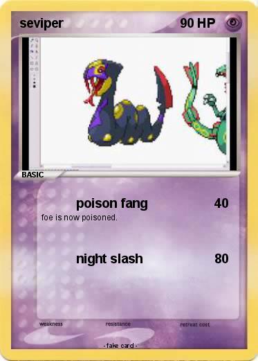 Pokemon seviper