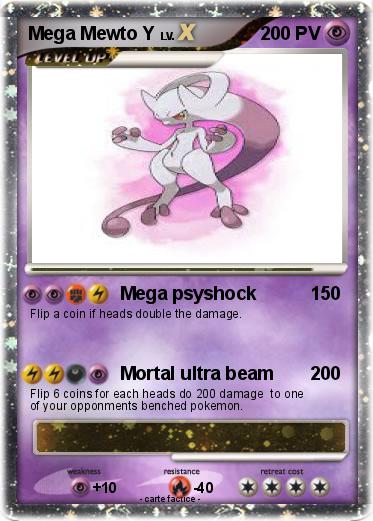 Pokemon Mega Mewto Y