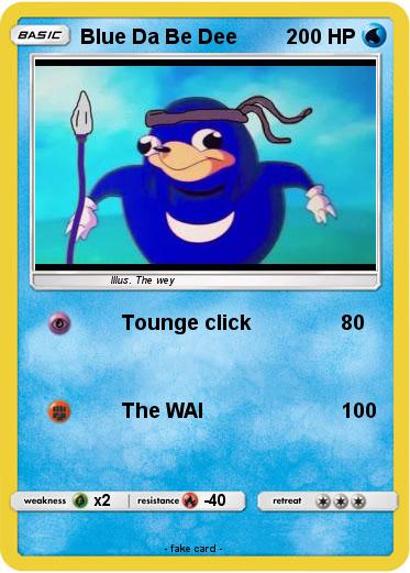 Pokemon Blue Da Be Dee