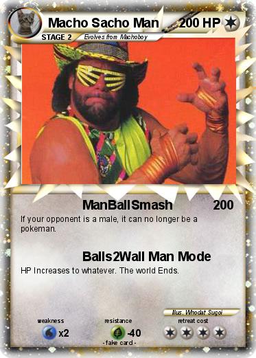 Pokemon Macho Sacho Man