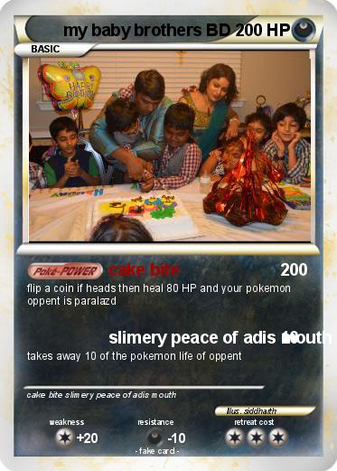 Pokemon my baby brothers BD