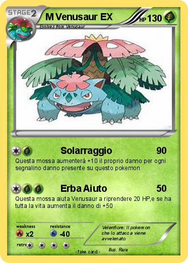 Pokemon M Venusaur EX