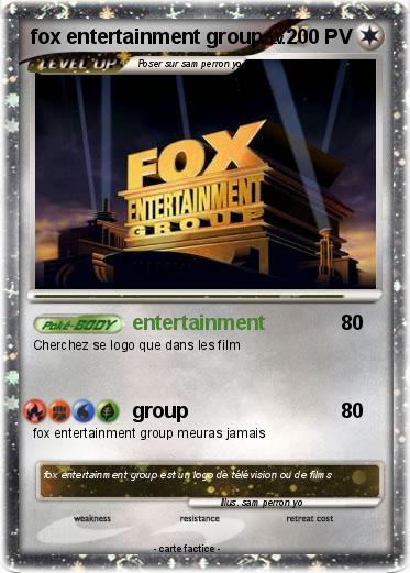 Pokemon fox entertainment group