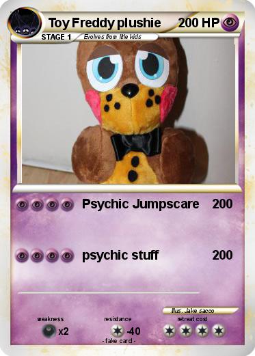 Pokemon Toy Freddy plushie