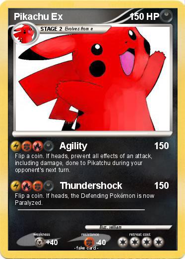 Pokemon Pikachu Ex