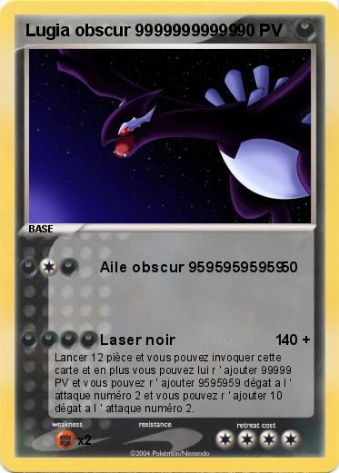 Pokemon Lugia obscur 99999999999