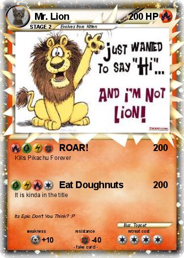 Pokemon Mr. Lion
