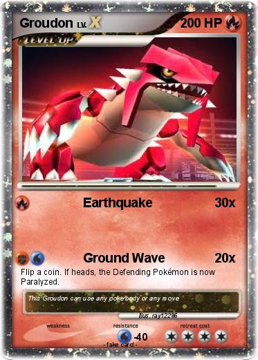 Pokemon Groudon