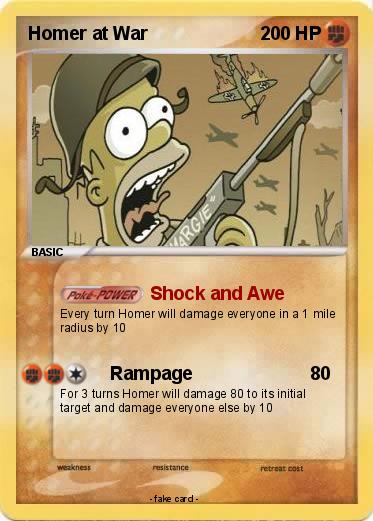 Pokemon Homer at War