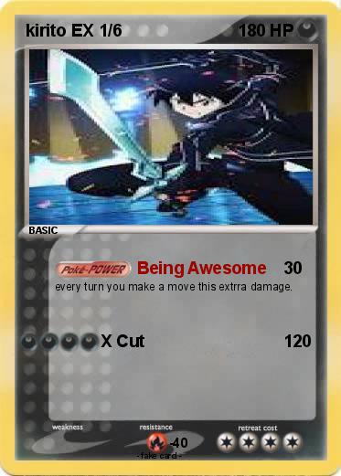 Pokemon kirito EX 1/6