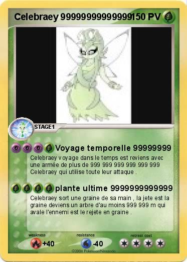 Pokemon Celebraey 99999999999999
