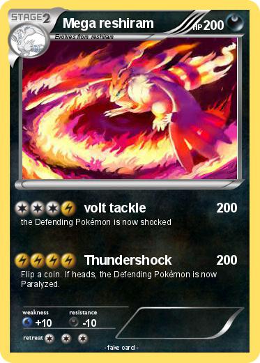 Pokemon Mega reshiram
